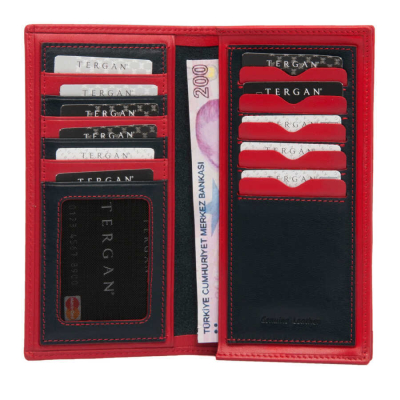 Tergan Lacivert Deri Erkek Cüzdan 1610HBM - 2