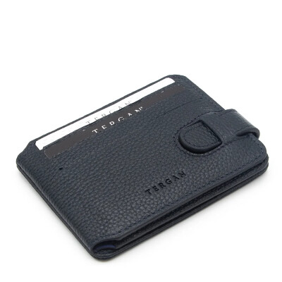 Tergan Lacivert Deri Erkek Cüzdan 1658X86 - Tergan