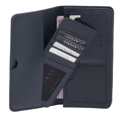 Tergan Lacivert Deri Erkek Cüzdanı 1592X86 - 3