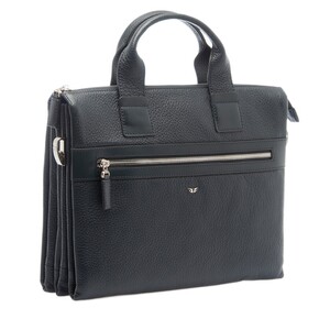 Tergan Lacivert Deri Erkek Evrak Çantası 21368A38 - Tergan (1)