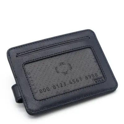 Tergan Lacivert Deri Unisex Kredi Kartlık 01533H86 - 3