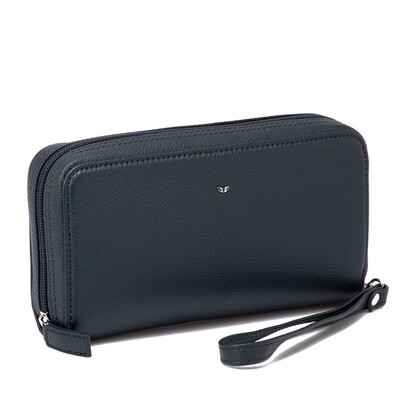 Tergan Lacivert Deri Erkek Portföy Çantası 2179X86 - 2