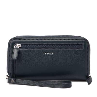 Tergan Lacivert Deri Erkek Portföy Çantası 2179X86 - 3