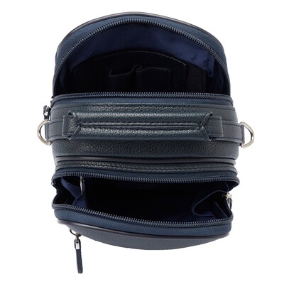 Tergan Lacivert Deri Erkek Portföy Çantası 2192X86 - 4