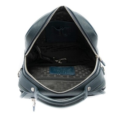 Tergan Lacivert Deri Erkek Portföy Çantası 2958X86 - 5