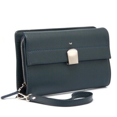 Tergan Lacivert Deri Erkek Portföy Çantası 2980X86 - 2