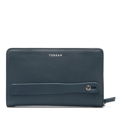 Tergan Lacivert Deri Erkek Portföy Çantası 2980X86 - 3