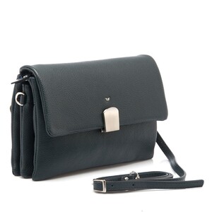 Tergan Lacivert Deri Erkek Portvey Çantası 21230X86 - Tergan (1)