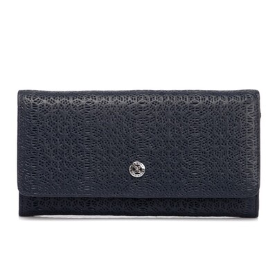 Tergan Lacivert Deri Kadın Cüzdan 5787A38 - 2