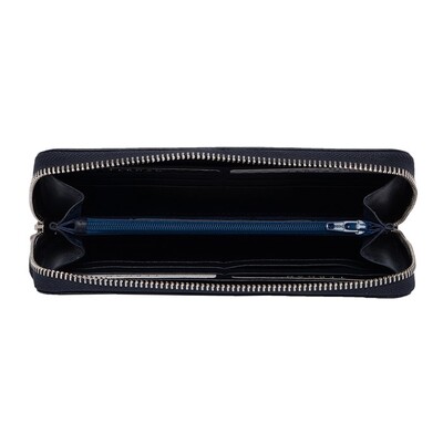 Tergan Lacivert Deri Kadın Cüzdanı 5777I91 - 3