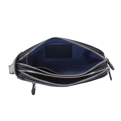 Tergan Lacivert Deri Portföy Çanta 21470A38 - 4