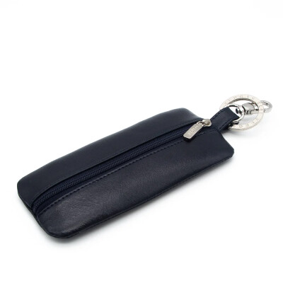 Tergan Lacivert Deri Unisex Anahtarlık 0192H86 - Tergan