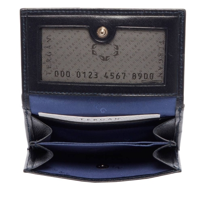 Tergan Lacivert Deri Ünisex Cüzdan 1650H86 - 3