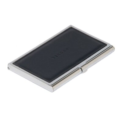 Tergan Lacivert Deri Unisex Kredi Kartlık 0195H86 - 1