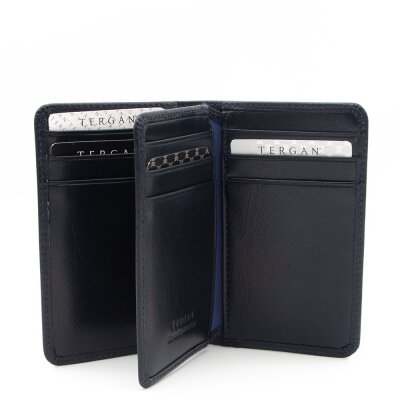 Tergan Lacivert Deri Unisex Kredi Kartlık 1508H24 - 4