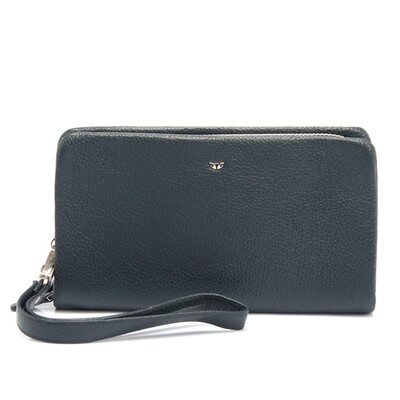 Tergan Lacivert Deri Unisex Portföy Çantası 2197X86 - 1