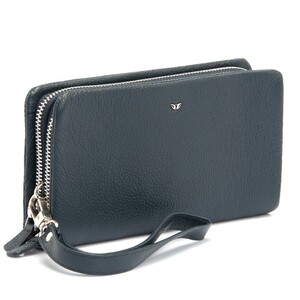 Tergan Lacivert Deri Unisex Portföy Çantası 2197X86 - Tergan (1)