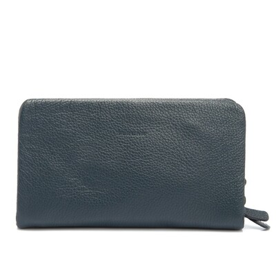 Tergan Lacivert Deri Unisex Portföy Çantası 2197X86 - 3