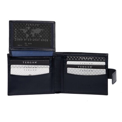 Tergan Lacivert Erkek Cüzdanı 1567H86 - 3