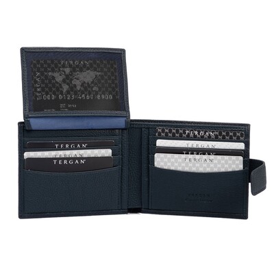 Tergan Lacivert Erkek Cüzdanı 1567X86 - 3
