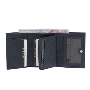 Tergan Lacivert Kadın Deri Cüzdan 5633A38 - Tergan (1)