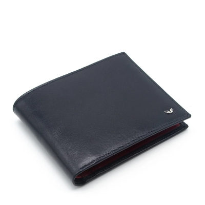 Tergan Lacivert-Kırmızı Deri Erkek Cüzdanı 1464Z47 - 1