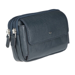 Tergan Lacivert Portföy Deri Bel Çantası - 21289X86 - Tergan