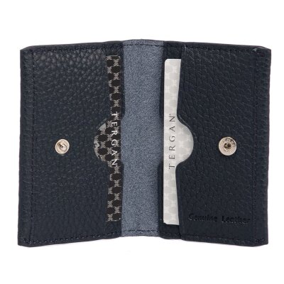 Tergan Lacivert Unisex Deri Kredi Kartlık 00266A38 - 2