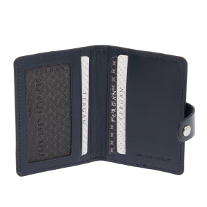 Tergan Lacivert Unisex Deri Kredi Kartlık 1653O15 - Tergan (1)