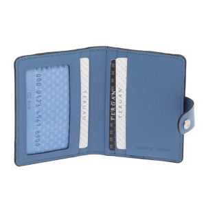 Tergan Mavi Unisex Deri Kredi Kartlık 1653H7G - Tergan (1)