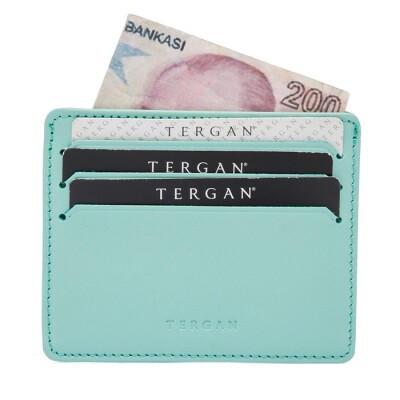 Tergan Mint Deri Unisex Kartlık 1050T9J - 2