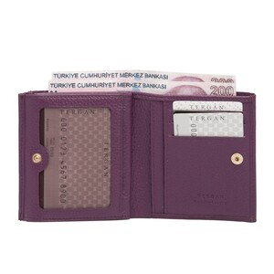 Tergan Mor Deri Kadın Cüzdan 5627C48 - Tergan (1)