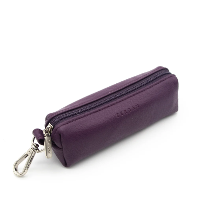 Tergan Mor Deri Unisex Anahtarlık 0217A89 - 1