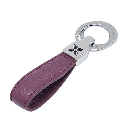Tergan Mor Deri Unisex Anahtarlık 0248C48 - 1