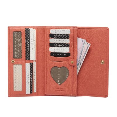 Tergan Narçiçeği Deri Kadın Cüzdanı 5719S2A - 3