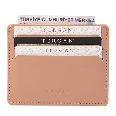 Tergan Pudra Deri Unisex Kredi Kartlık 1050J9F - 2