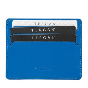 Tergan Saks Mavi Deri Unisex Kredi Kartlık 01050M5J 