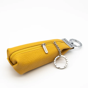 Tergan Sarı Deri Anahtarlık 0193H28 - Tergan (1)