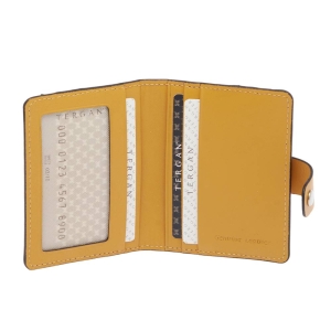 Tergan Sarı Unisex Deri Kredi Kartlık 1653H5G - Tergan (1)