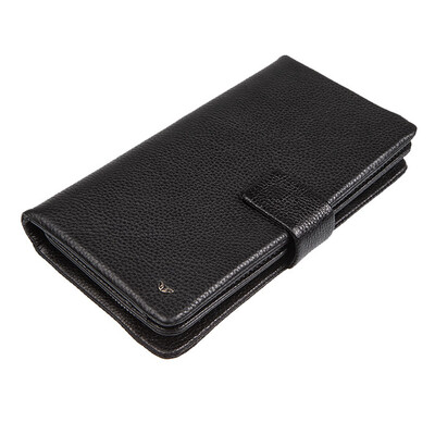 Tergan Siyah Bayan Deri Cüzdan - 5726A6F - 1