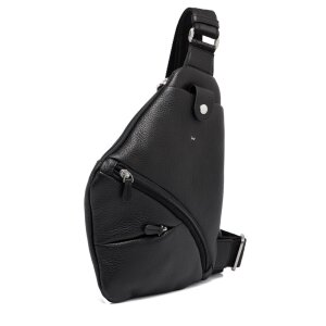 Tergan Siyah Deri Askılı Çanta 21457A41 - Tergan (1)