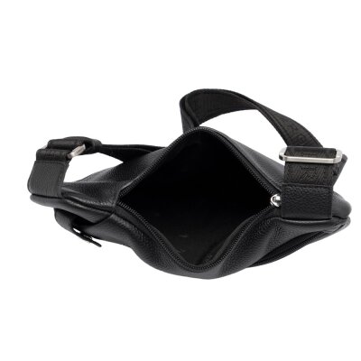 Tergan Siyah Deri Askılı Çanta 21457A41 - 4