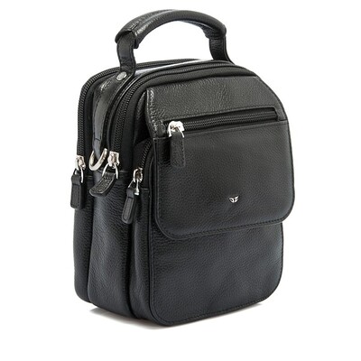 Tergan Siyah Deri Erkek Askılı Çanta 21285A6F - 2