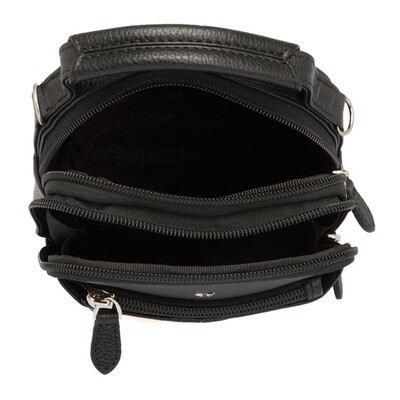 Tergan Siyah Deri Erkek Askılı Çanta 21391A6F - 4