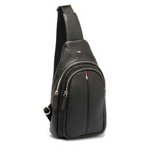 Tergan Siyah Deri Erkek Askılı Çanta 21401A6F - Tergan (1)