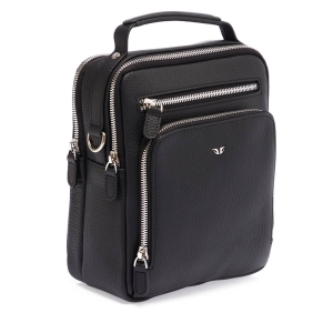 Tergan Siyah Deri Erkek Askılı Çanta 21482A41 - Tergan (1)