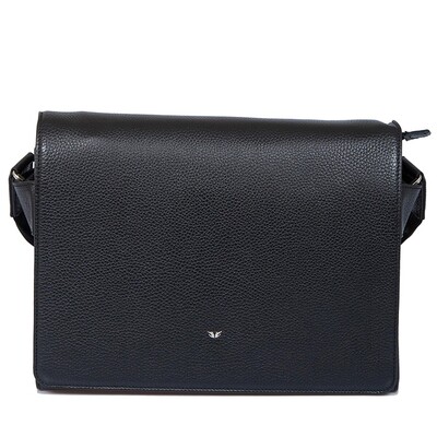 Tergan Siyah Deri Erkek Askılı Çanta 2963A41 - 1