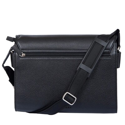 Tergan Siyah Deri Erkek Askılı Çanta 2963A41 - 2