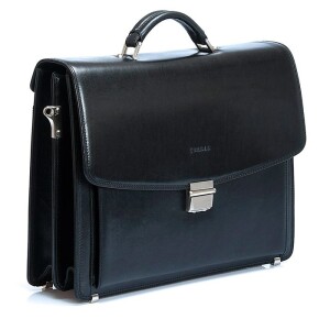 Tergan Siyah Deri Erkek Çanta 02634A97 - Tergan (1)