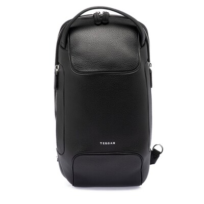 Tergan Siyah Deri Erkek Çanta 21455A41 - 1